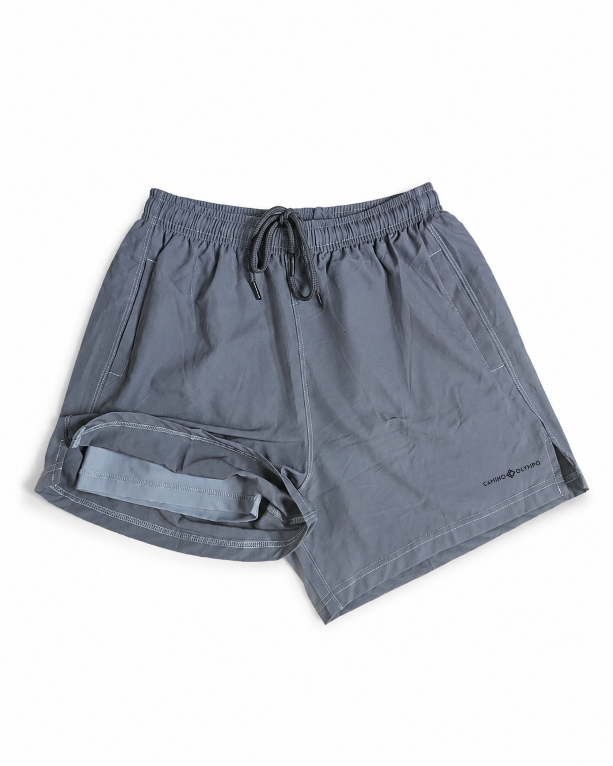 SHORT TECNICI 2-IN-1 BASIC MEN – GRIGI