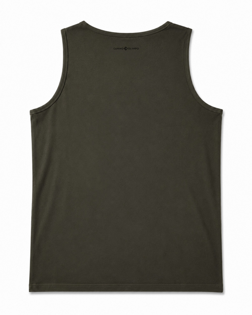 CANOTTA SLIM FIT BASIC MEN – VERDE MILITARE