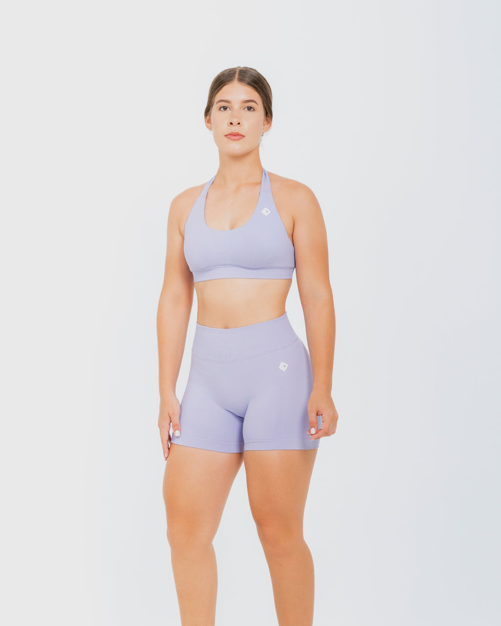 BRA SPORTIVO HALTER PUSH UP BASIC – LILLA