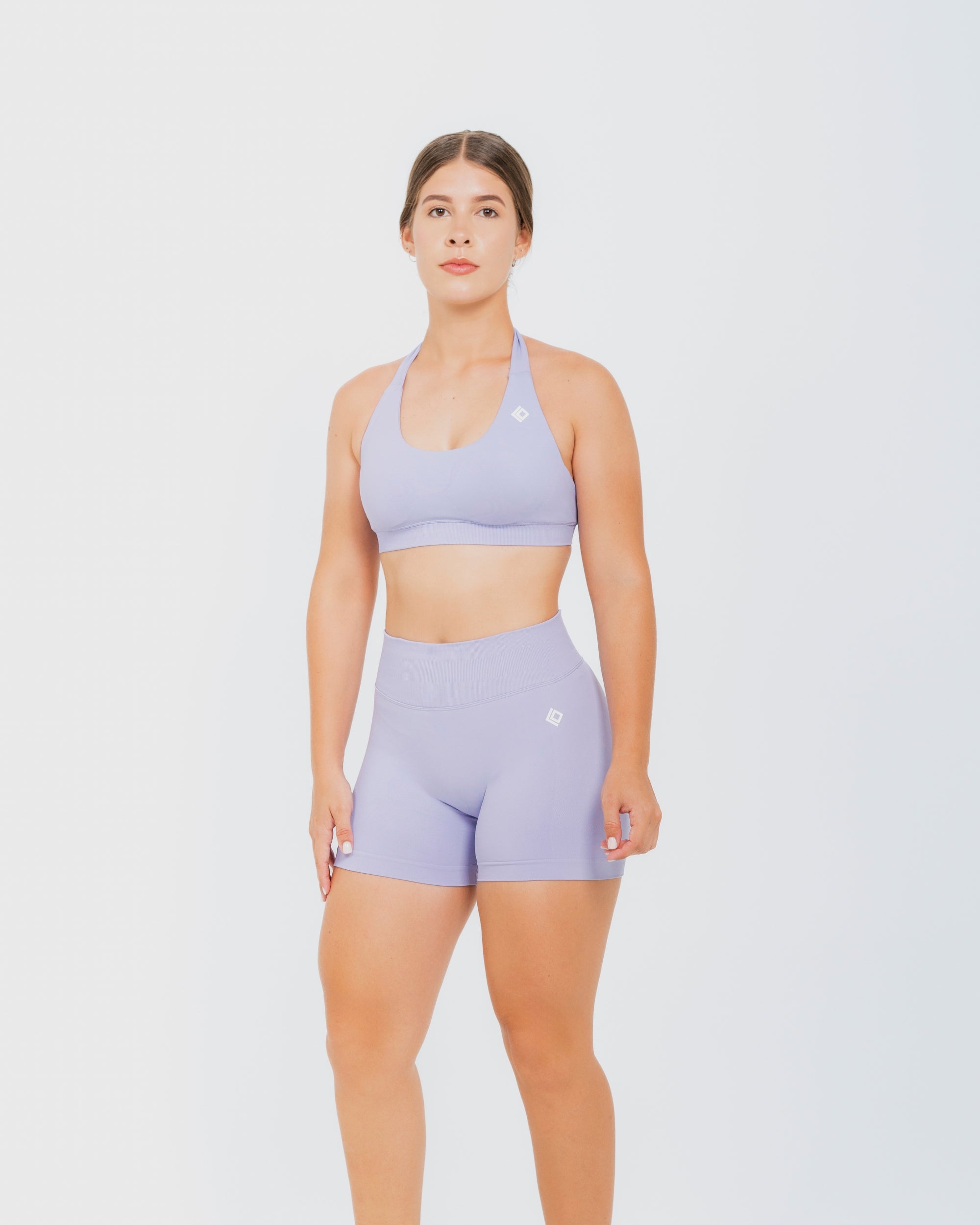 BRA SPORTIVO HALTER PUSH UP BASIC – LILLA