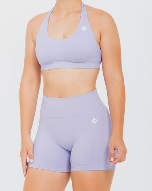 BRA SPORTIVO HALTER PUSH UP BASIC – LILLA