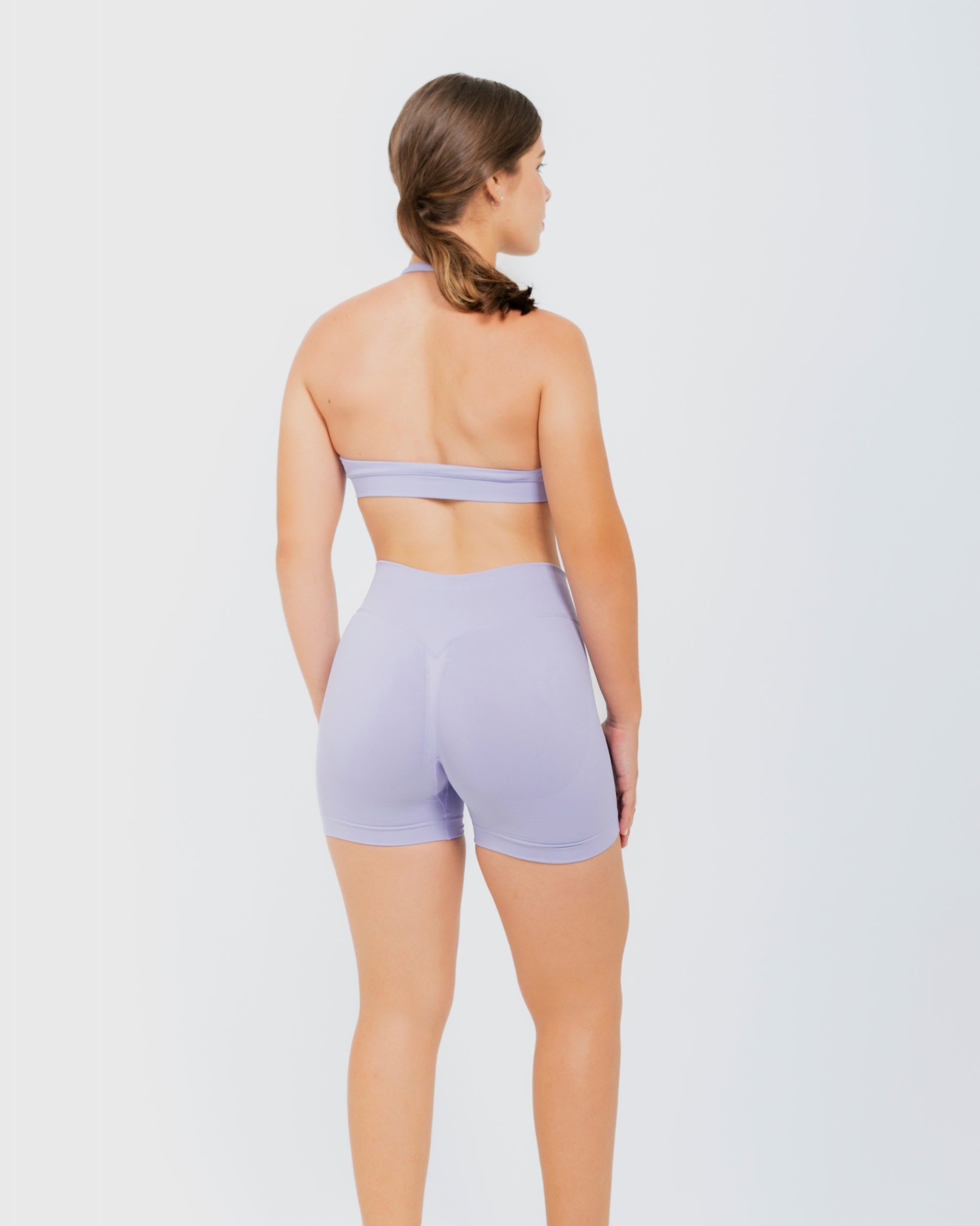 BRA SPORTIVO HALTER PUSH UP BASIC – LILLA