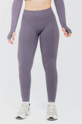 LEGGINGS PUSH UP BASIC - GRIGIO MALVA