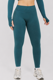 LEGGINGS PUSH UP BASIC - VERDE SCURO