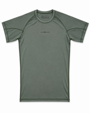 T-SHIRT TECNICA COMPRESSION BASIC MEN – VERDE MILITARE CHIARO