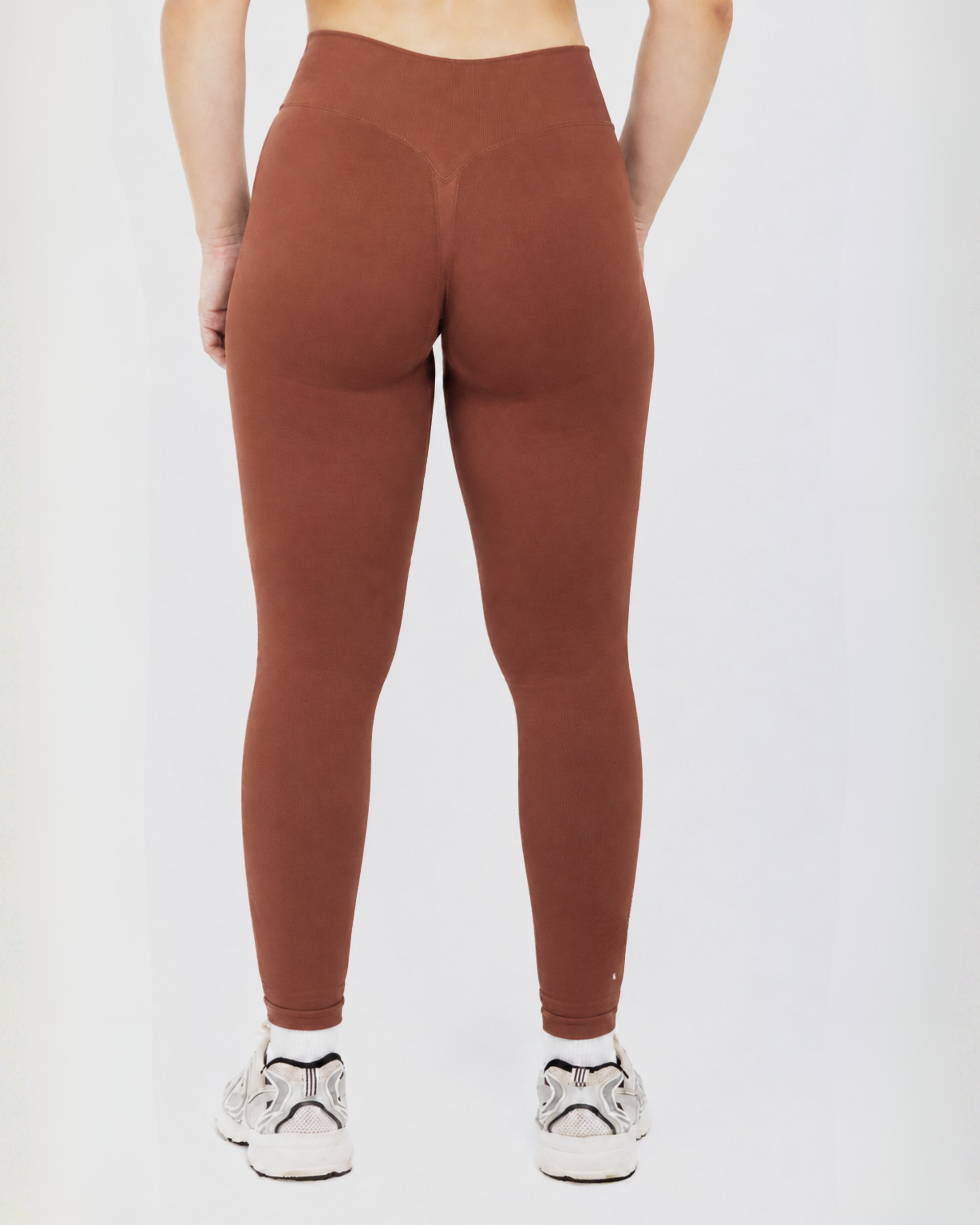 LEGGINGS PUSH UP BASIC - MARRONE