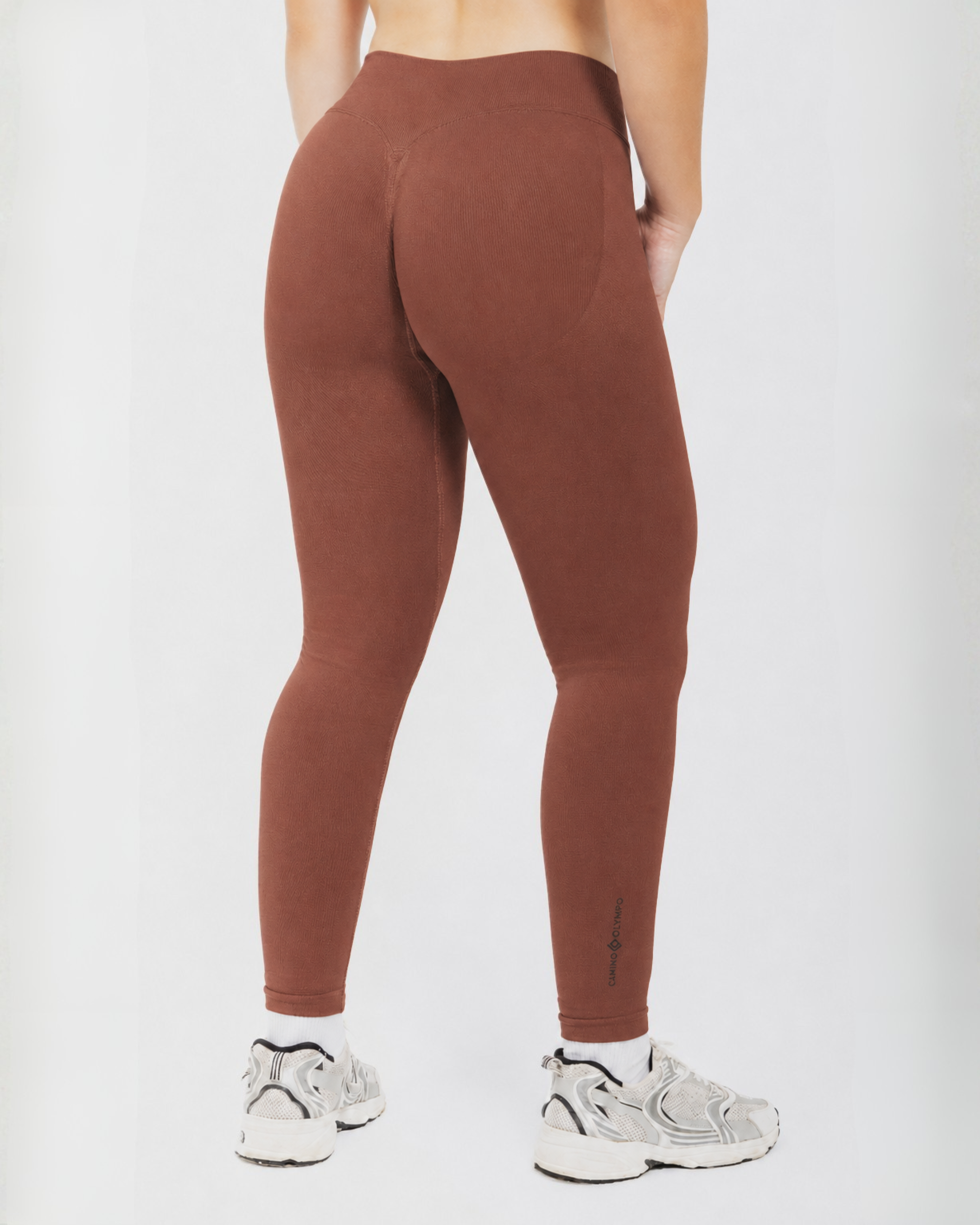 LEGGINGS PUSH UP BASIC - MARRONE