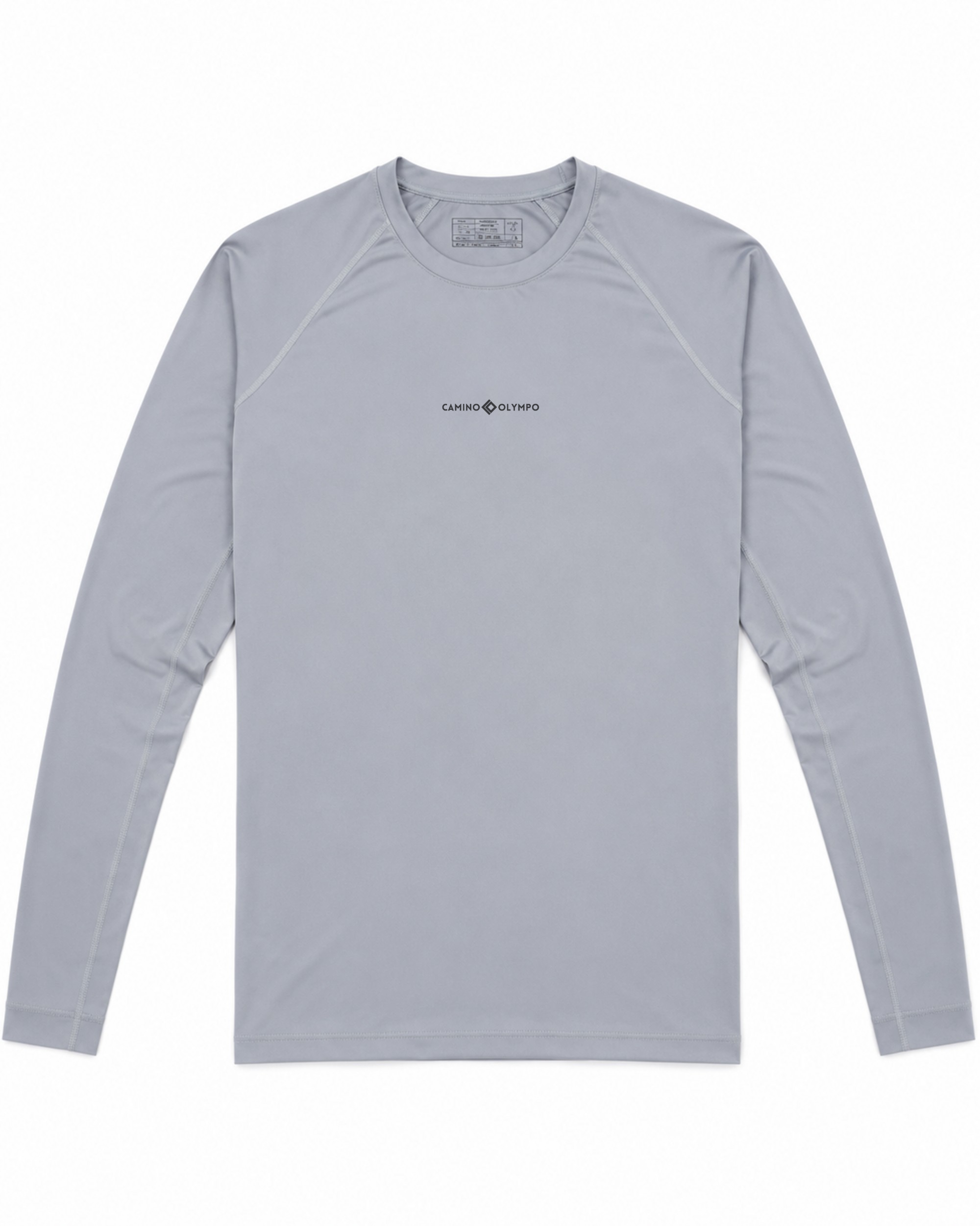 T-SHIRT TECNICA COMPRESSION A MANICHE LUNGHE BASIC MEN – GRIGIA