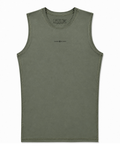 CANOTTA TECNICA COMPRESSION BASIC MEN – VERDE MILITARE CHIARO